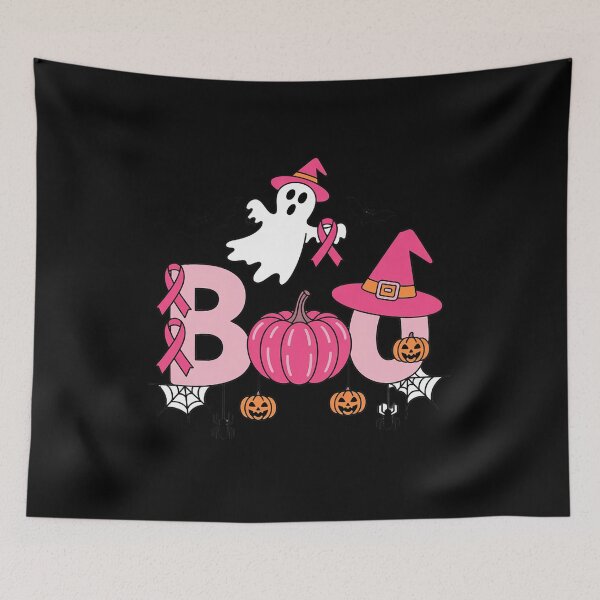 Item preview, Boo Ghost Breast Cancer Awareness Pink Ribbon designed and sold by SnackPAC.