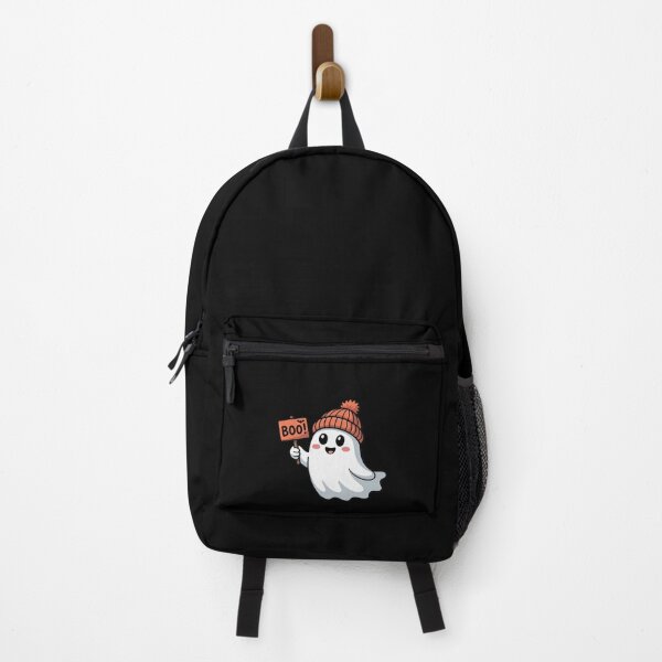 Item preview, Boo Ghost Holding A Sign Halloween designed and sold by SnackPAC.