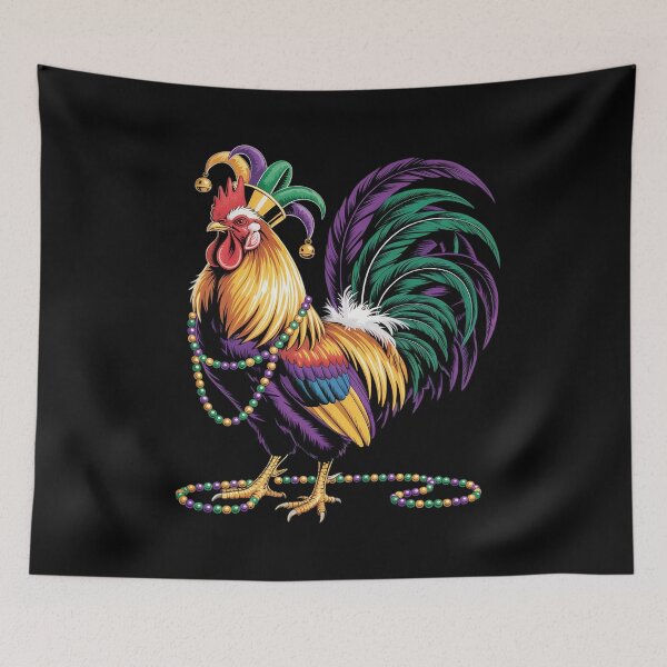 Item preview, Chicken Beads Mardi Gras Carnival Farming Farmer Animal designed and sold by Moxizz.