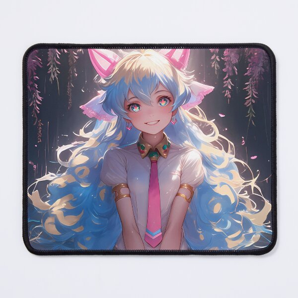 Item preview, Nia Teppelin Gurren Lagann Anime Wisteria Dreamy Moonlight Pastel Night Charm designed and sold by HumbertoValveno.