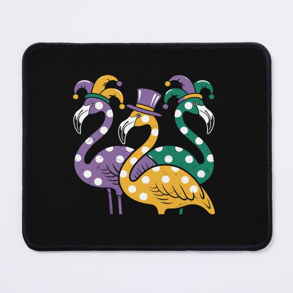 Item preview, Flamingo Purple Yellow Louisiana Mardi Gras Women Men Kids designed and sold by Moxizz.