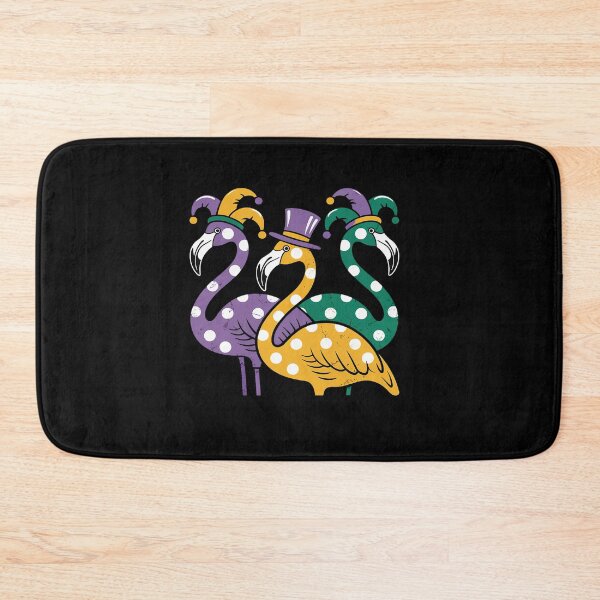 Item preview, Flamingo Purple Yellow Louisiana Mardi Gras Women Men Kids designed and sold by Moxizz.