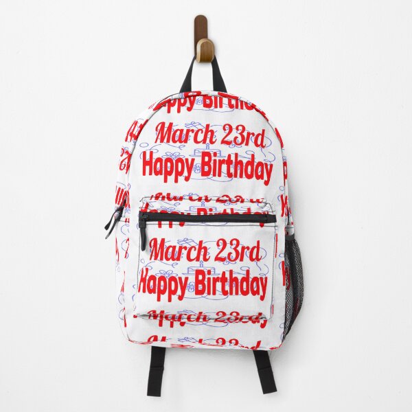 Item preview, March 23rd, Happy birthday designed and sold by Sujinthaiart.