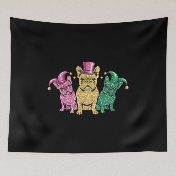 Item preview, French Bulldog Dog Mardi Gras Party Costume designed and sold by Moxizz.