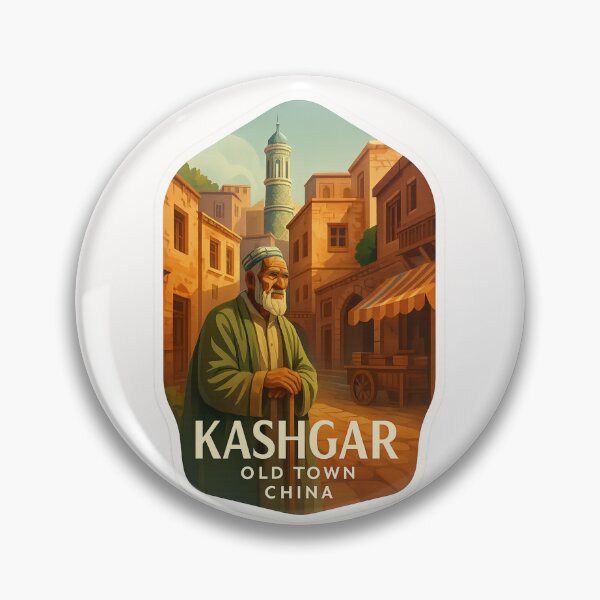 Item preview, Elder in Kashgar Old Town, Xinjiang, China designed and sold by Places On Earth.