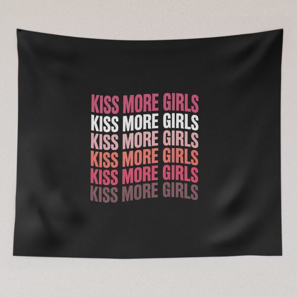 Item preview, Lesbian Pride Shirt Women Kiss More Girls Shirts for Lesbian Romance LGBT designed and sold by GaryBellcvbnb.