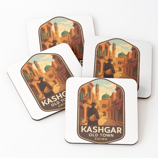 Item preview, Marketplace Scene in Kashgar Old Town, Xinjiang, China designed and sold by Places On Earth.