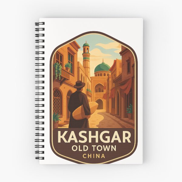 Item preview, Marketplace Scene in Kashgar Old Town, Xinjiang, China designed and sold by Places On Earth.