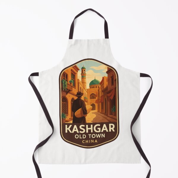 Item preview, Marketplace Scene in Kashgar Old Town, Xinjiang, China designed and sold by Places On Earth.
