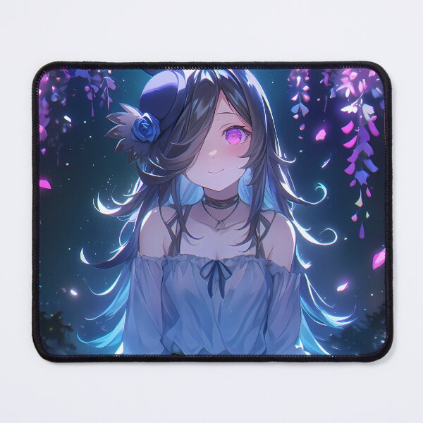 Item preview, Wisteria Moon Rice Shower Uma Musume Pretty Derby Anime Blossom Fantasy Scene designed and sold by HumbertoValveno.
