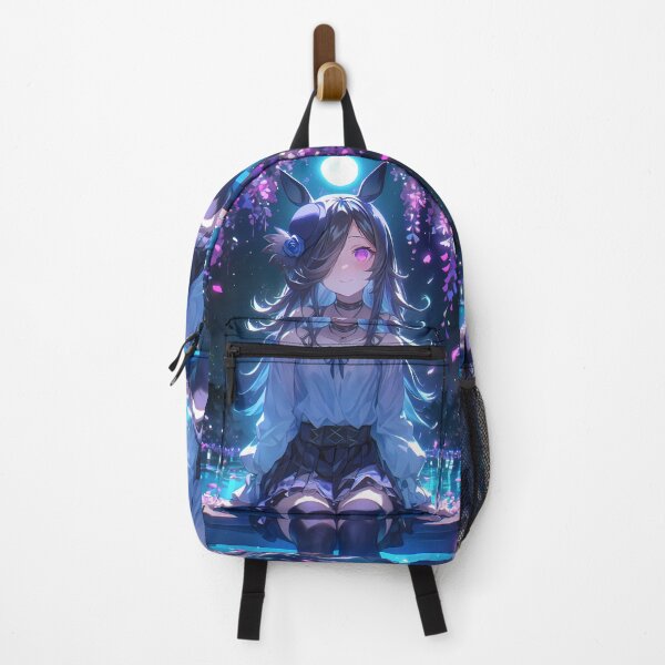 Item preview, Wisteria Moon Rice Shower Uma Musume Pretty Derby Anime Blossom Fantasy Scene designed and sold by HumbertoValveno.