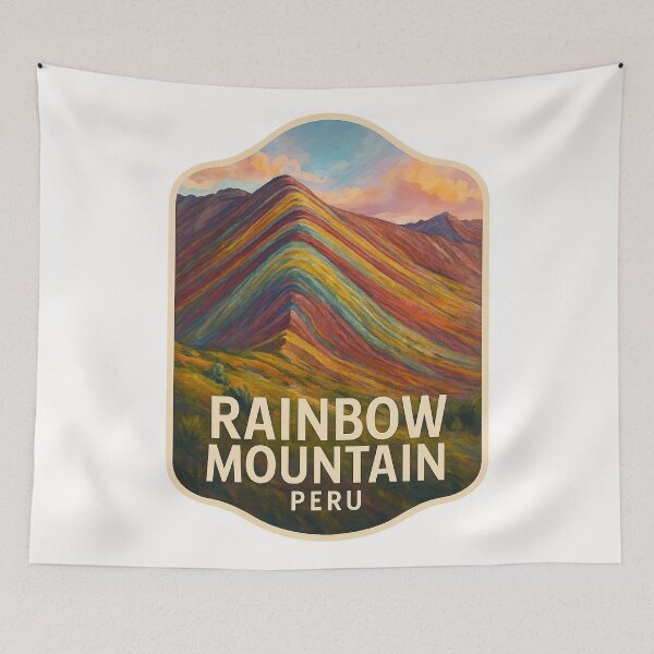 Item preview, Rainbow Mountain of Vinicunca, Andes, Peru designed and sold by Places On Earth.