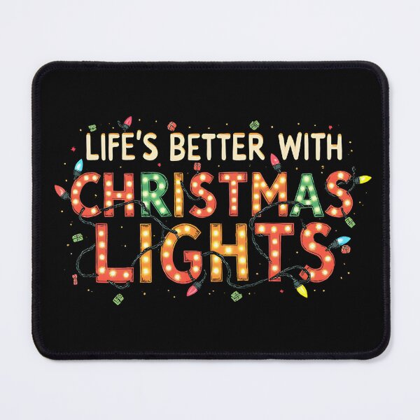 Item preview, Life’s Better with Christmas Lights Festive Holiday designed and sold by pbxxxdesigns.