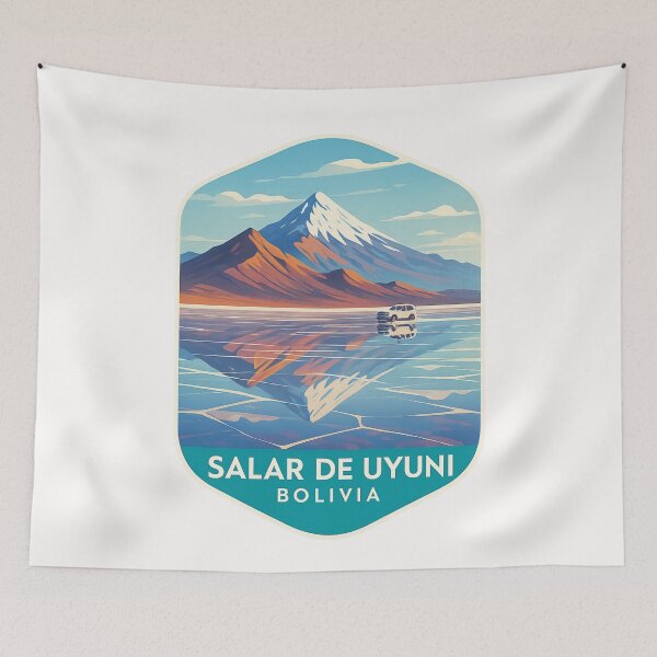 Item preview, Salar de Uyuni Mountain Reflection, Bolivia designed and sold by Places On Earth.