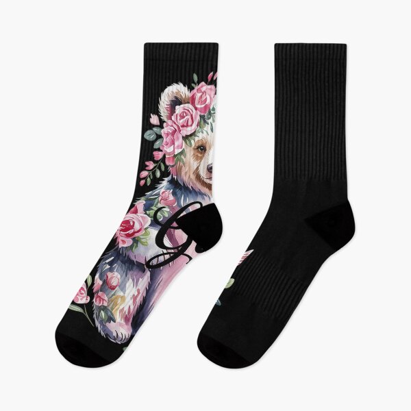 Item preview, Gigi Bear with Cub Floral Mother's Day  designed and sold by RoyTill0Art.