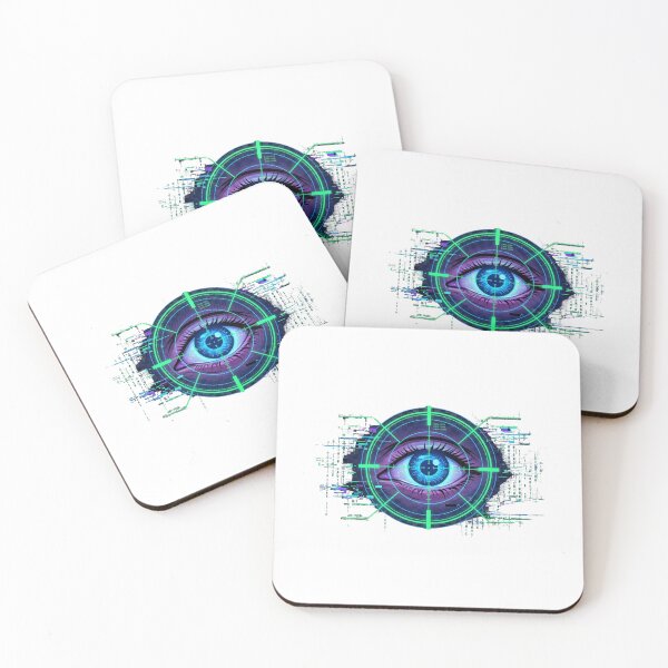 Item preview, Cyber Eye Glitch designed and sold by GenzShoppingHub.