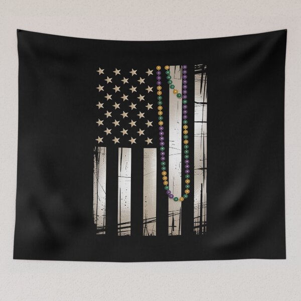 Item preview, Mardi Gras Beads American Flag designed and sold by Moxizz.
