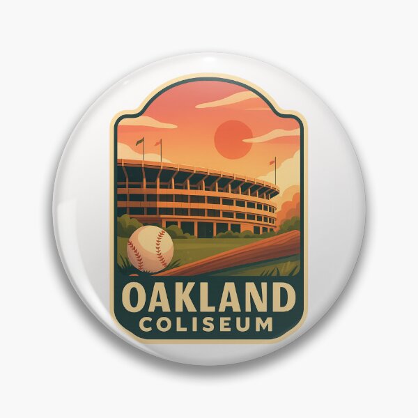 Item preview, Oakland Coliseum Baseball Sunset, California designed and sold by Places On Earth.