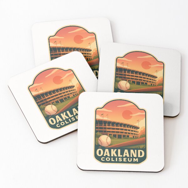 Item preview, Oakland Coliseum Baseball Sunset, California designed and sold by Places On Earth.