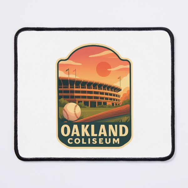 Item preview, Oakland Coliseum Baseball Sunset, California designed and sold by Places On Earth.