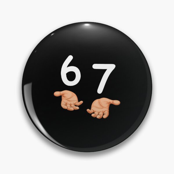 Artikelvorschau, Lustiges 67er-Meme Sechs Sieben Nummer 6 und 7 Generation Alpha Hirnfäule entworfen und verkauft von KristinTara.