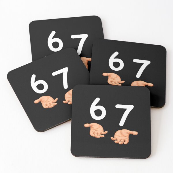 Artikelvorschau, Lustiges 67er-Meme Sechs Sieben Nummer 6 und 7 Generation Alpha Hirnfäule entworfen und verkauft von KristinTara.