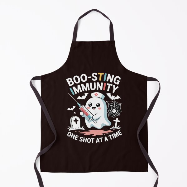 Item preview, Boo Sting Immunology On Shot at A Time Nurse Ghost Halloween designed and sold by SnackPAC.