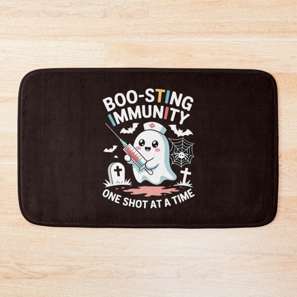 Item preview, Boo Sting Immunology On Shot at A Time Nurse Ghost Halloween designed and sold by SnackPAC.