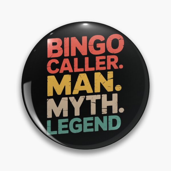 Item preview, Bingo Caller Man Myth Legend  designed and sold by RuthGAArt.