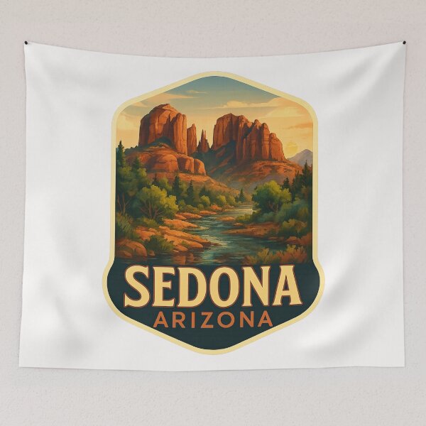 Item preview, Cathedral Rock and Creek in Sedona, Arizona designed and sold by Places On Earth.