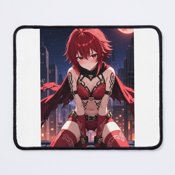 Item preview, Red-Haired Blood Tattoo Demon | Urban Night Warrior designed and sold by iloveanimechibi.