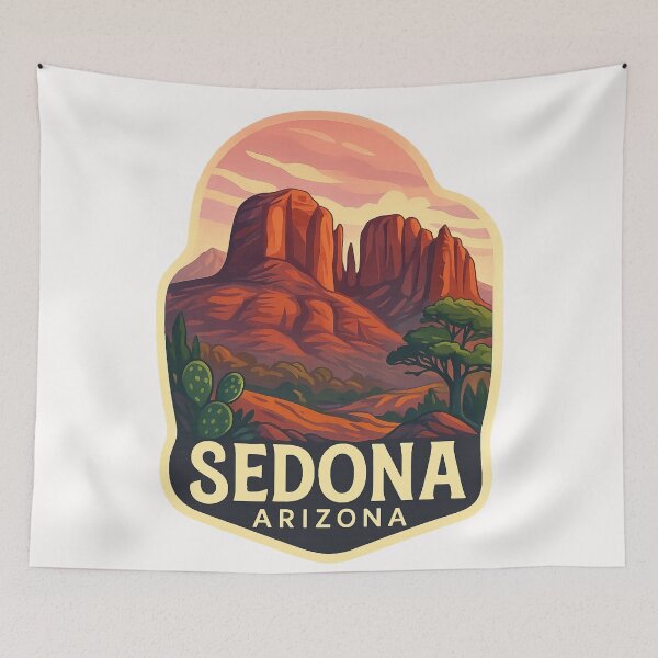 Item preview, Red Rock Buttes of Sedona, Arizona designed and sold by Places On Earth.
