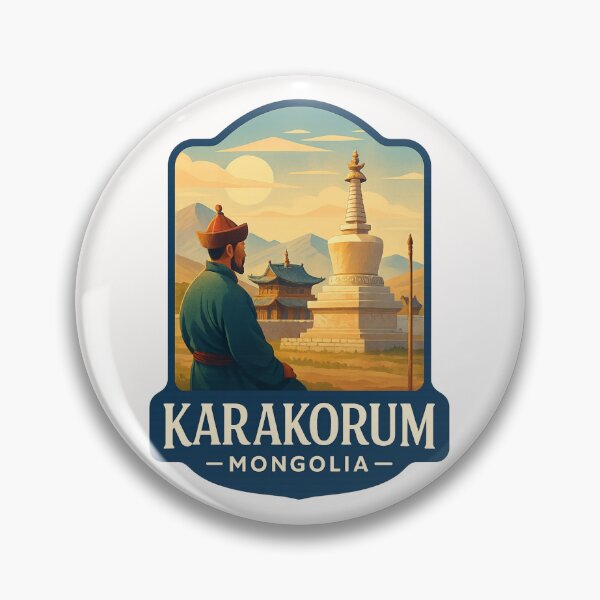Item preview, Karakorum Stupa and Temple, Mongolia designed and sold by Places On Earth.