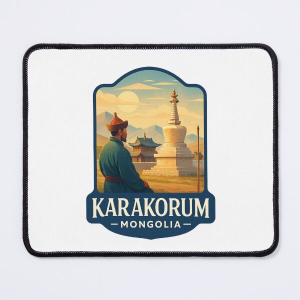 Item preview, Karakorum Stupa and Temple, Mongolia designed and sold by Places On Earth.