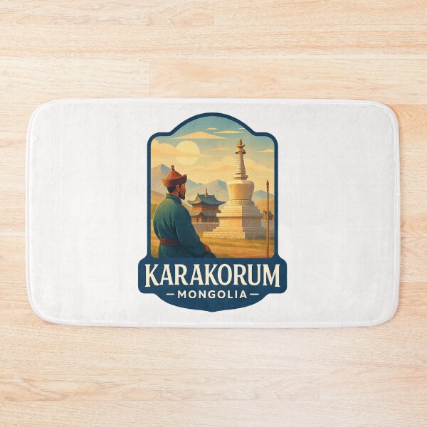Item preview, Karakorum Stupa and Temple, Mongolia designed and sold by Places On Earth.