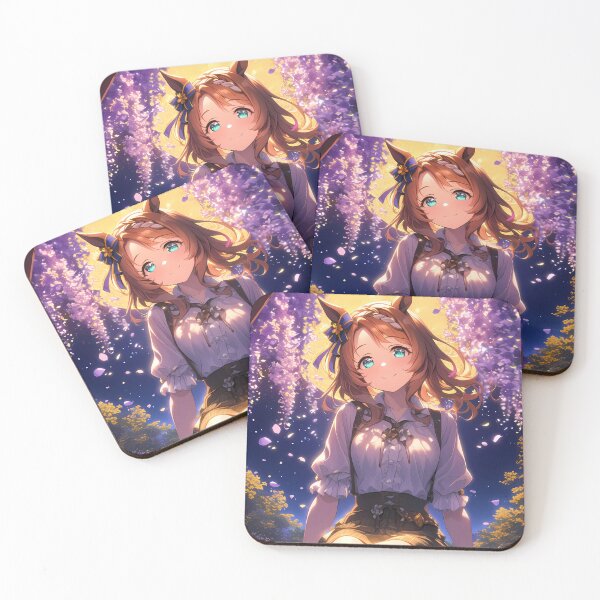 Item preview, Wisteria Serenity Super Creek Uma Musume Pretty Derby Anime Bloom Night Fantasy designed and sold by HumbertoValveno.