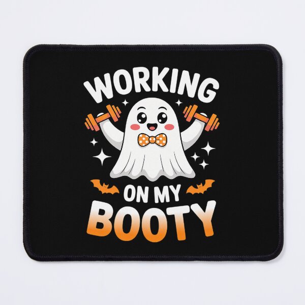 Item preview, Boo Working On My Booty Gym Fitness Halloween designed and sold by SnackPAC.