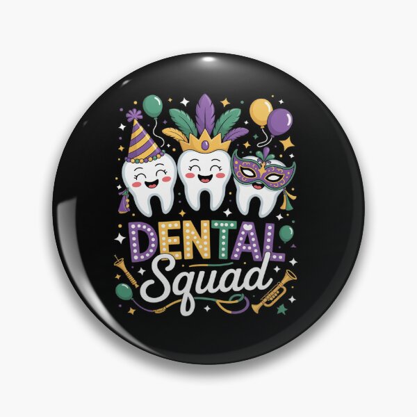 Item preview, Mardi Gras Carnival Dental Squad Hygiene Dental Crew Costume designed and sold by Moxizz.