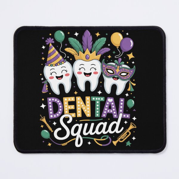 Item preview, Mardi Gras Carnival Dental Squad Hygiene Dental Crew Costume designed and sold by Moxizz.