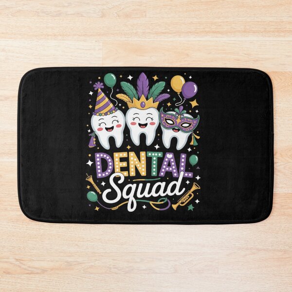 Item preview, Mardi Gras Carnival Dental Squad Hygiene Dental Crew Costume designed and sold by Moxizz.