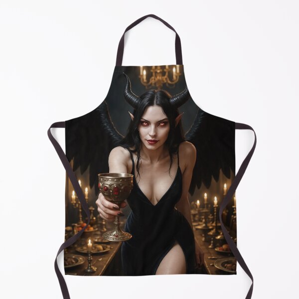 Item preview, Generous winged demoness offers dark goblet designed and sold by CathryneDelamort.