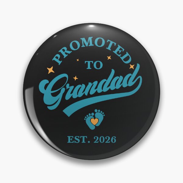 Item preview, Promoted to Granddad – New Granddad Pregnancy Announcement Gift designed and sold by Ritascreations.