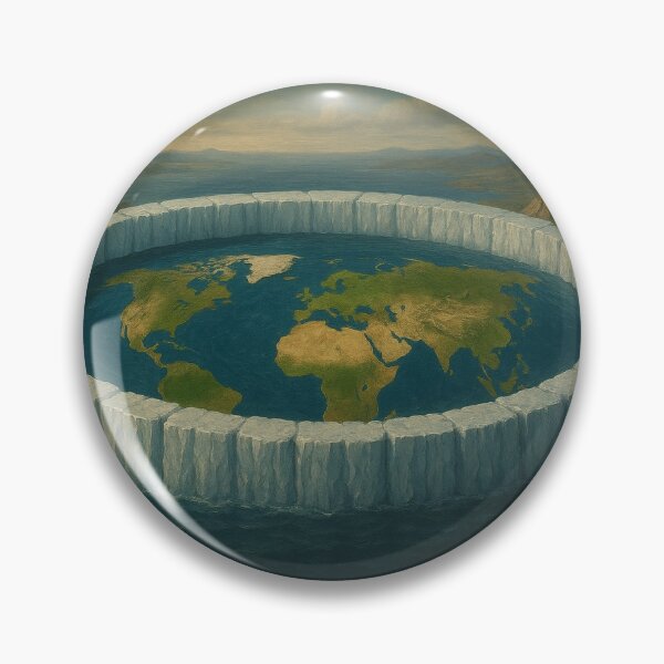 Item preview, Flat Earth Beyond the Ice Wall – Agarta Realms Artwork vol.3 designed and sold by Bocianessco.