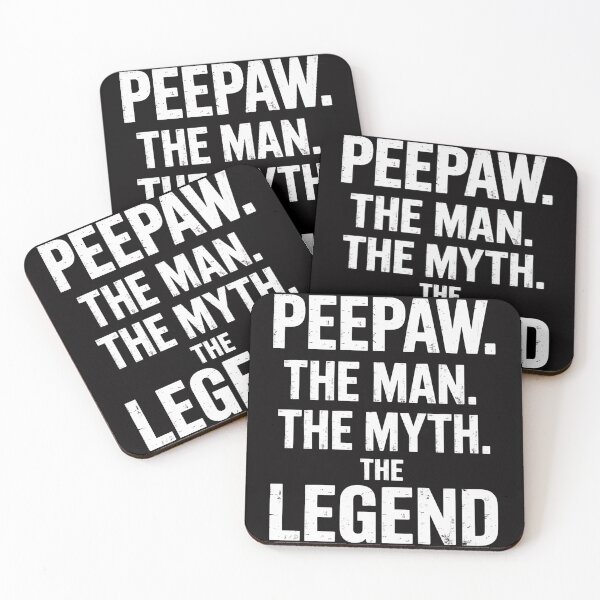 Item preview, Peepaw GiftThe Man The Myth The Legend designed and sold by CareTopping.