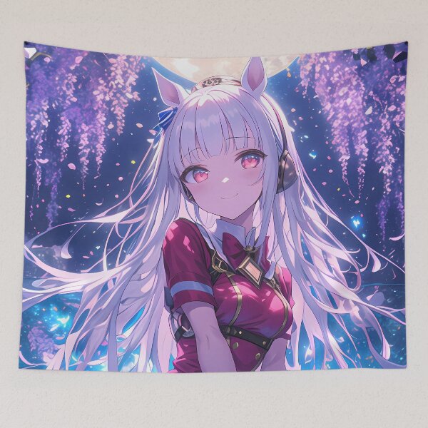 Item preview, Wisteria Twilight Gold Ship Uma Musume Pretty Derby Anime Fantasy Bloom Night designed and sold by HumbertoValveno.