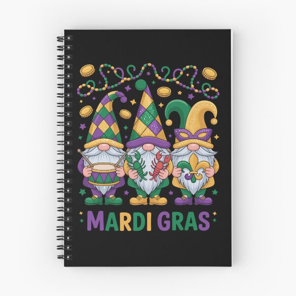 Item preview, Mardi Gras gnomes leopard Carnival New Orleans Trip women designed and sold by Moxizz.