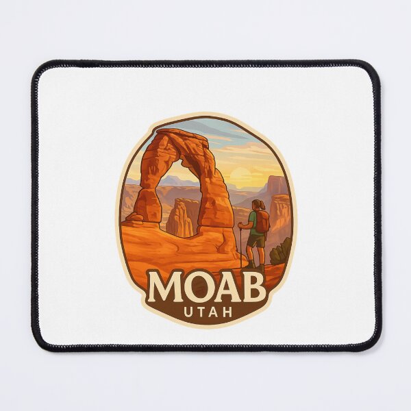 Item preview, Hiking to Delicate Arch, Moab Utah designed and sold by Places On Earth.