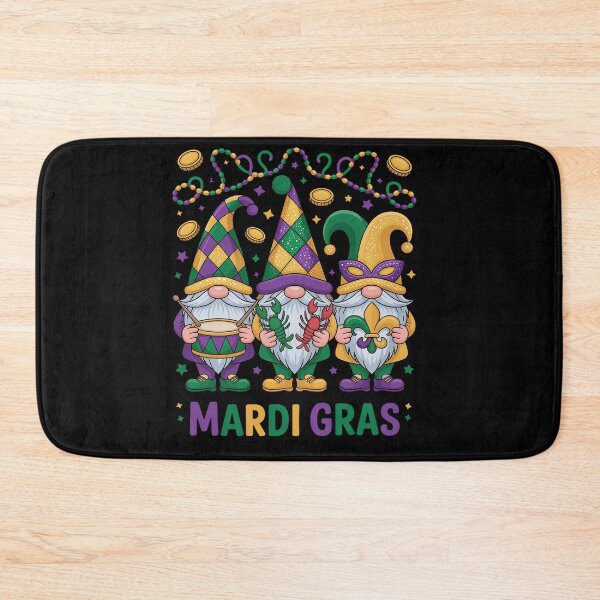 Item preview, Mardi Gras gnomes leopard Carnival New Orleans Trip women designed and sold by Moxizz.