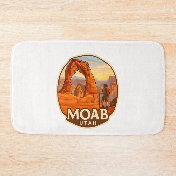 Item preview, Hiking to Delicate Arch, Moab Utah designed and sold by Places On Earth.