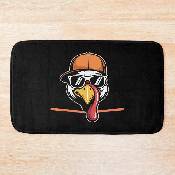 Item preview, Boys Turkey Face Thanksgiving Trucker Hat Glasses Mens Kids  designed and sold by RuthGAArt.